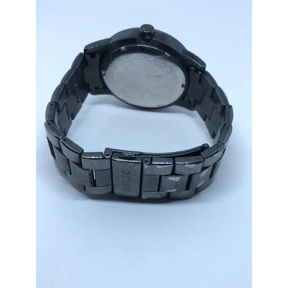 Relic ZR11998 Men Grey Stainless Steel Analog Grey Dial Quartz Wrist Watch HO157